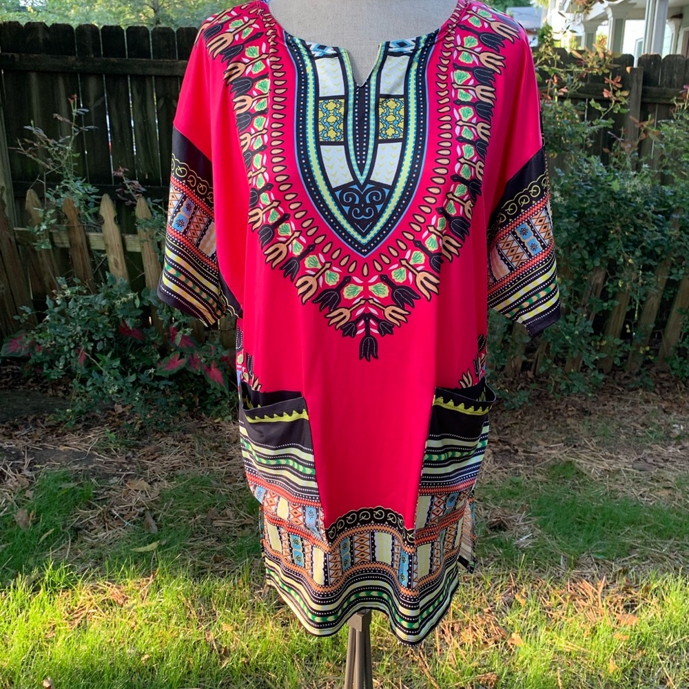 Seventies Style Dashiki                         Very stretchy material